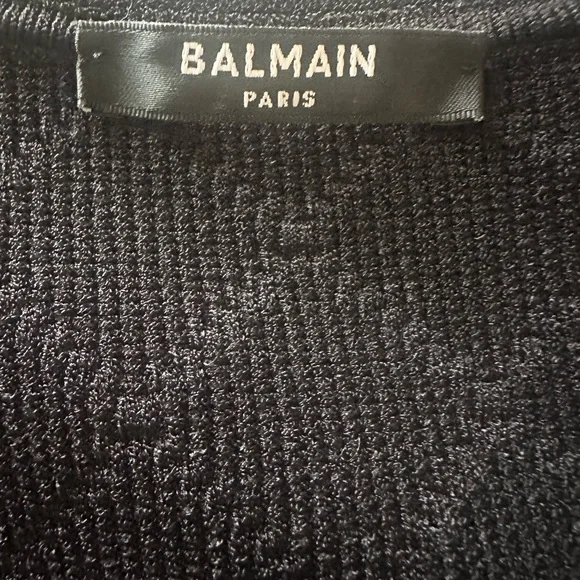 BALMAIN designer dress, size 40, excellent preowned condition - Picture 7 of 9